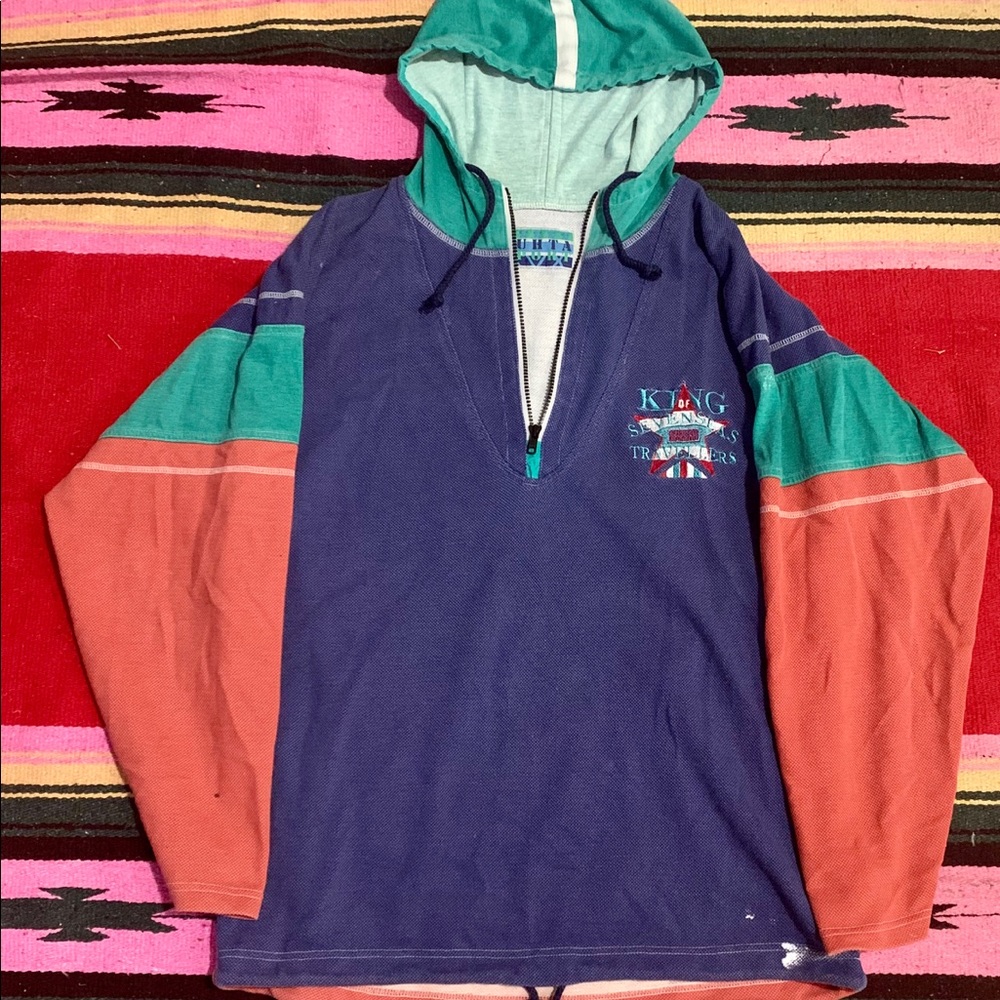 Vintage 90s Luhta Sports Quarter Zip